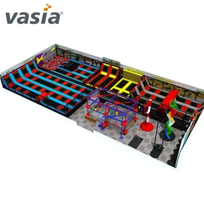 Park trampolin na dużej wysokości